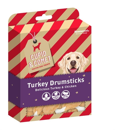 Cupid & Comet Xmas Turkey Drumsticks